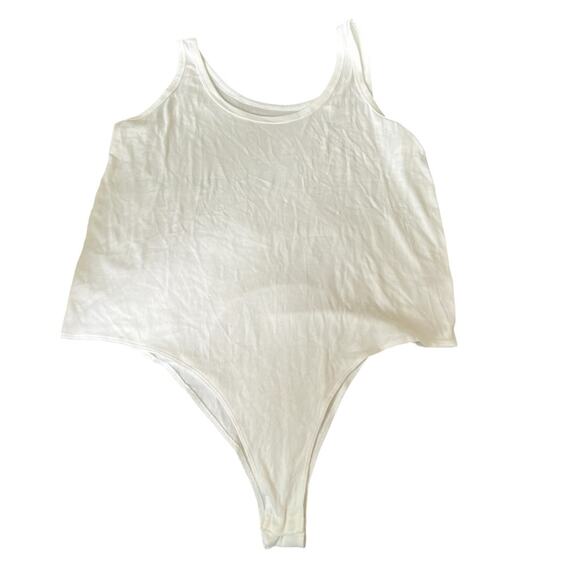 NWT A New Day White Bodysuit Womens Size 2X - Picture 1 of 9